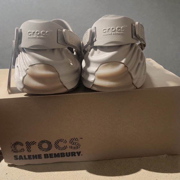 Crocs - Clog Pollex x Salehe Bembury Mens Size 12m (Horchata) - Picture 2 of 8